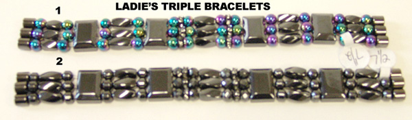 Ladies Triple Bracelet